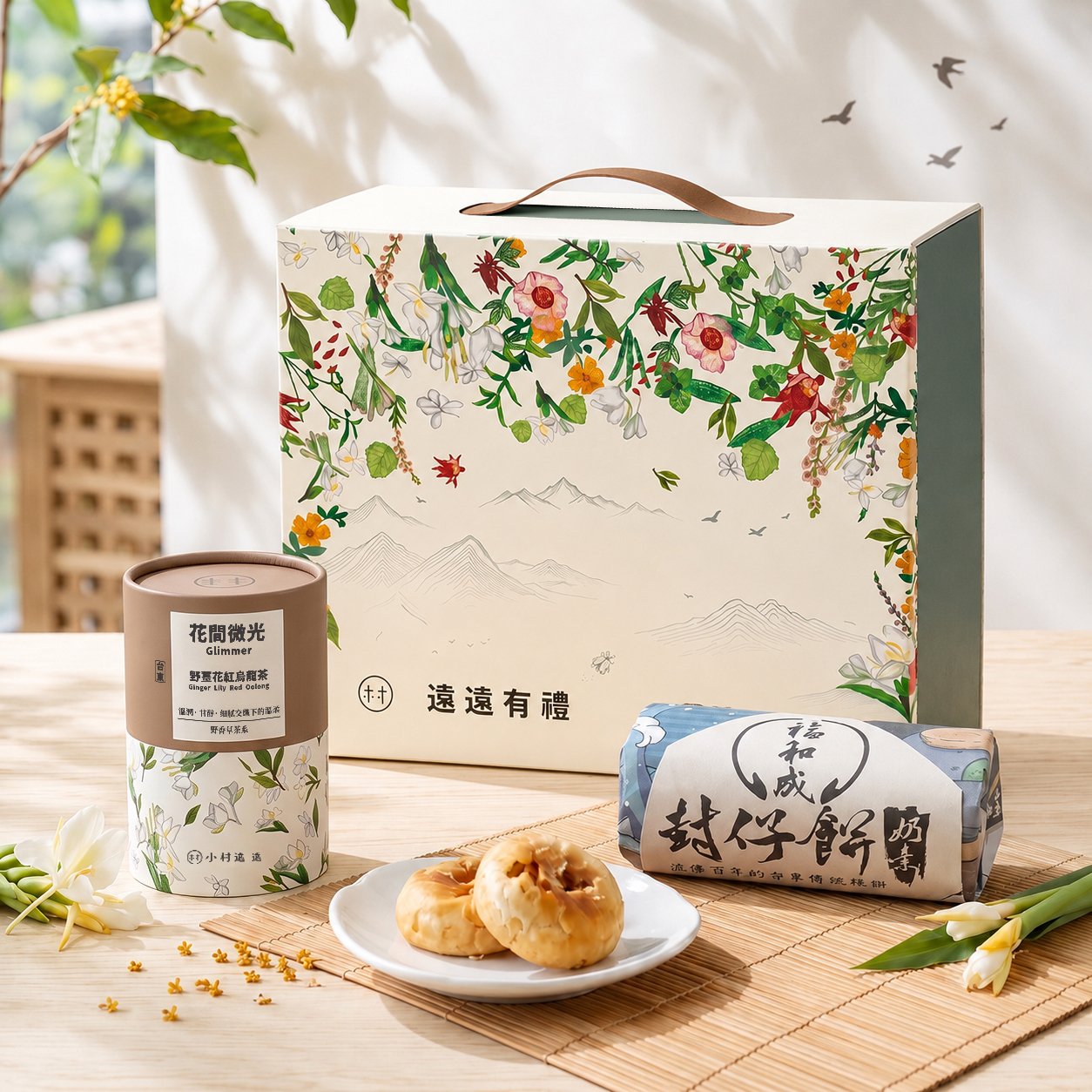 【預購】2026 花月圓滿 中秋茶餅禮 (9/15開始出貨)