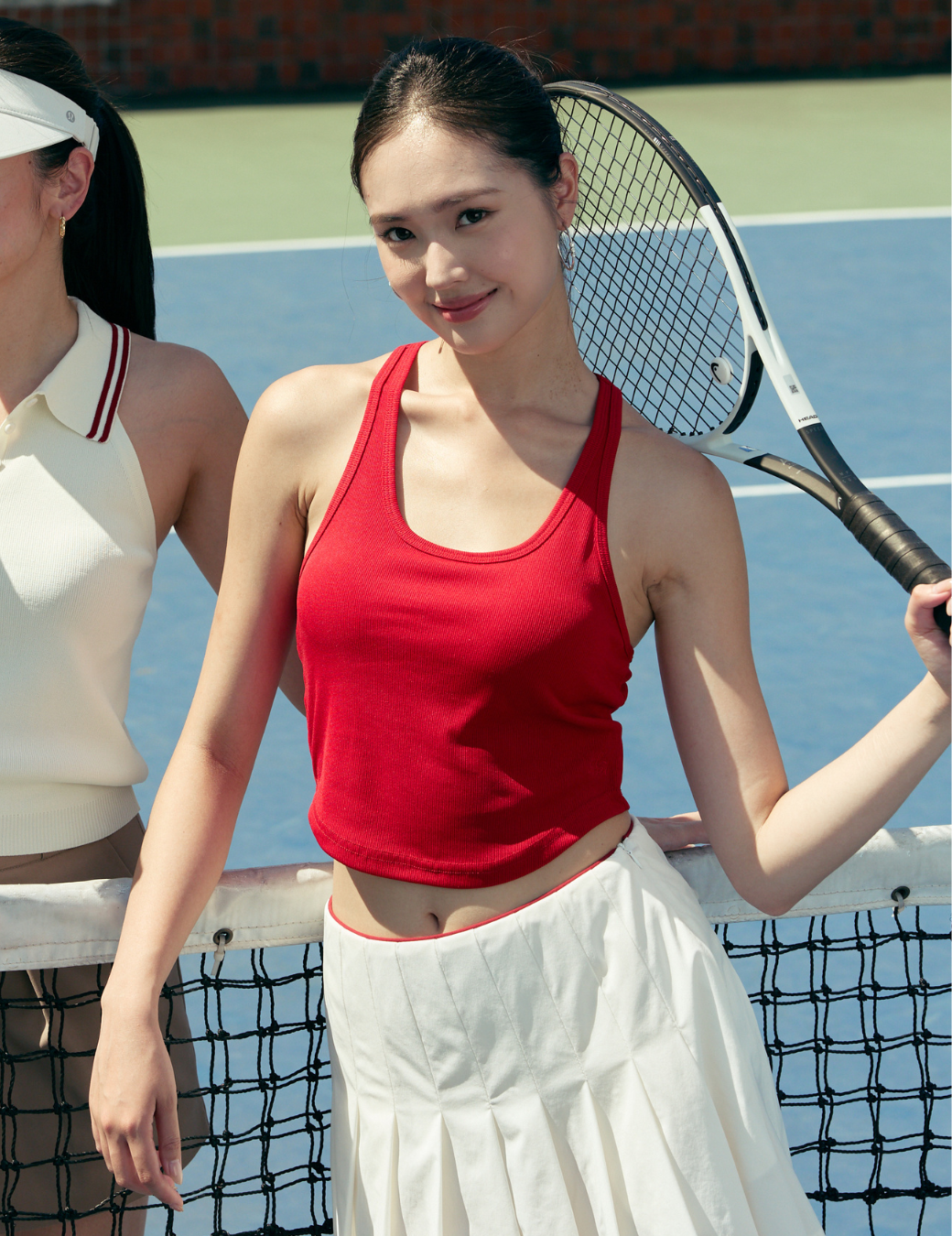 Sleek Racerback Padded Sports Bra Top (Red/3 Sizes)