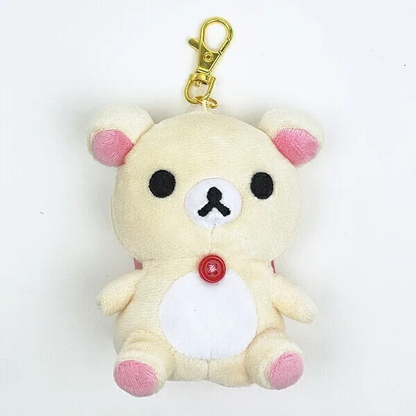 Rilakkuma Korilakkuma Plush Retractable Key Cover