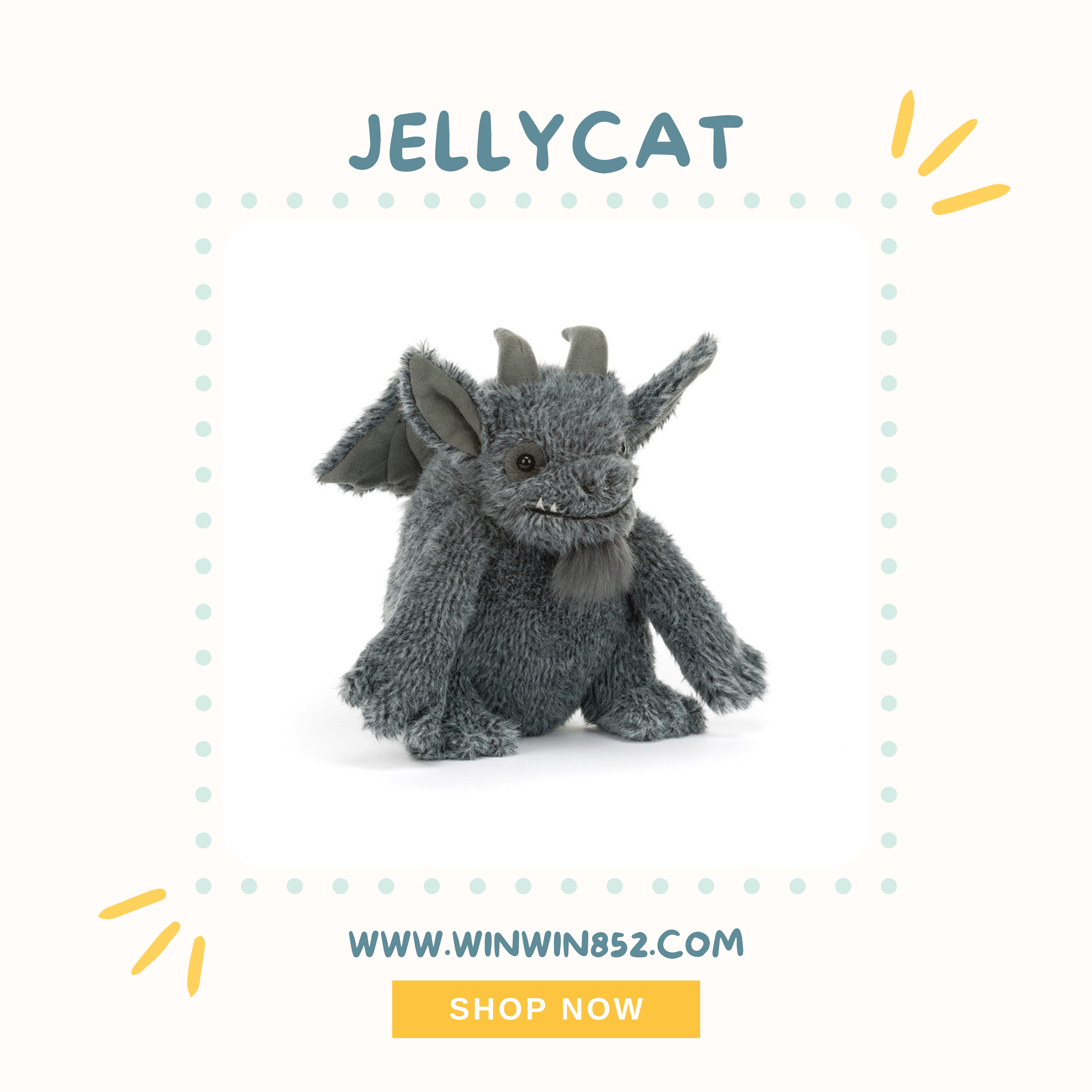 Jellycat Growlston Gargoyle