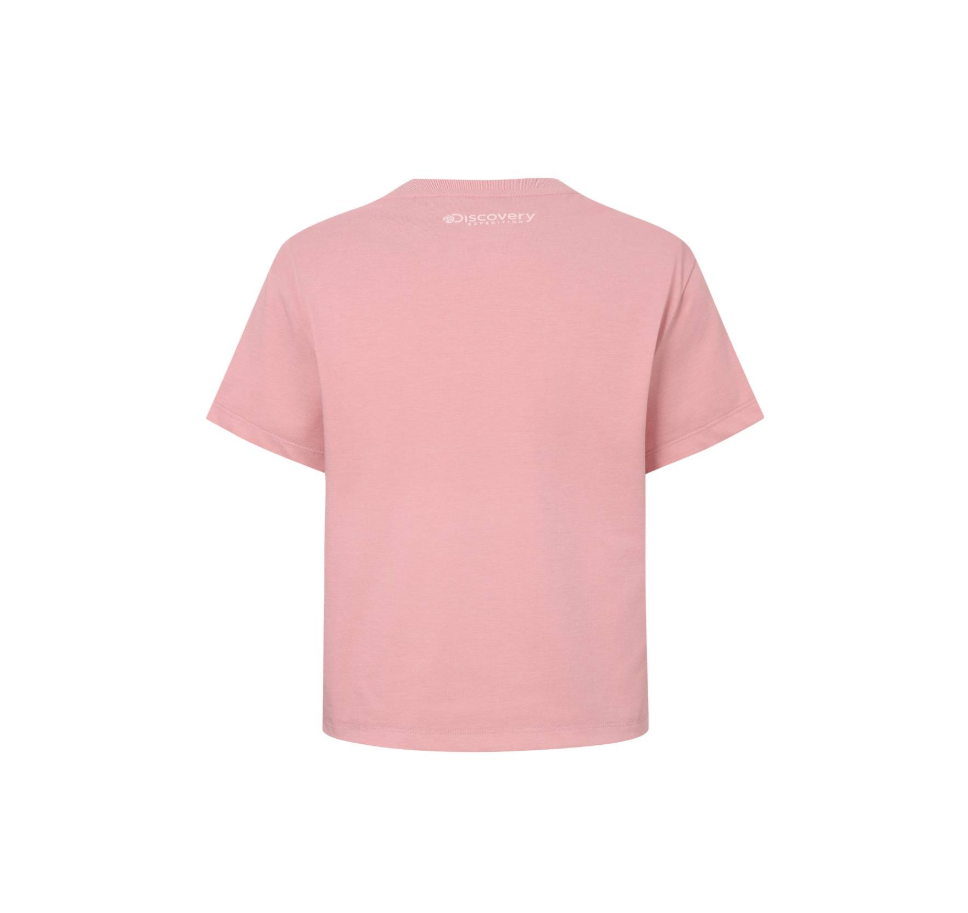 A46 Discovery Expedition Freshvent Big Logo 女裝短袖 T-Shirt - 粉紅色｜DWRS9G053-PKD