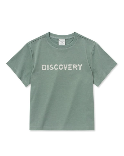 A47 Discovery Expedition Freshvent Big Logo 女裝短袖 T-Shirt - 綠色｜DWRS9G053-MTL
