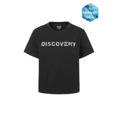 A48 Discovery Expedition Freshvent Big Logo 女裝短袖 T-Shirt - 黑色｜DWRS9G053-BKS