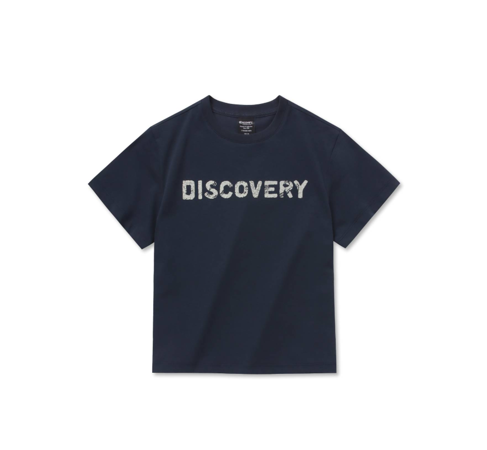 A49 Discovery Expedition Freshvent Big Logo 女裝短袖 T-Shirt - 深藍色｜DWRS9G053-NYD