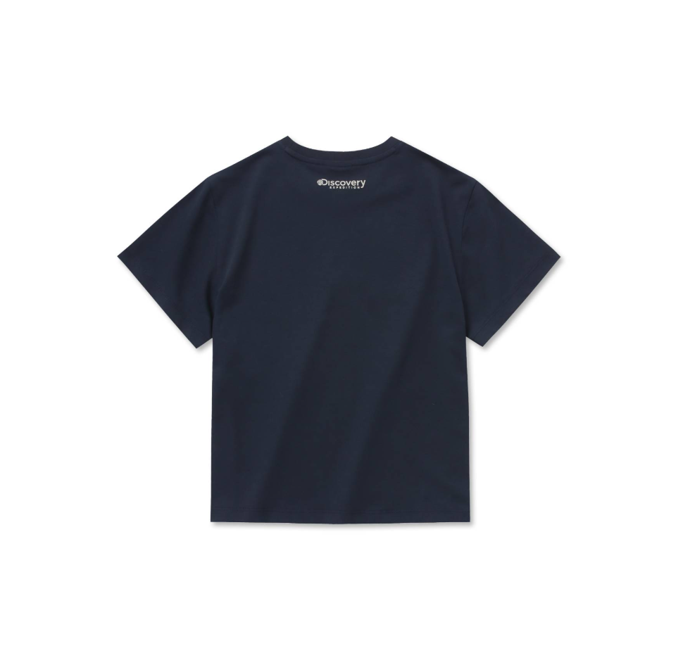 A49 Discovery Expedition Freshvent Big Logo 女裝短袖 T-Shirt - 深藍色｜DWRS9G053-NYD