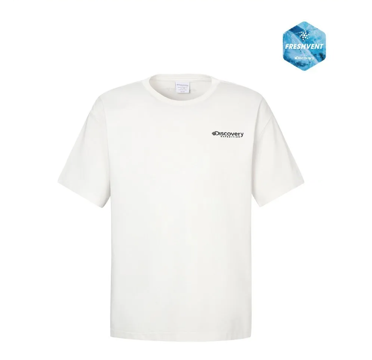A52 Discovery Expedition 露營手繪圖案短袖 T-Shirt - 白色｜DXRS8T053-WHT