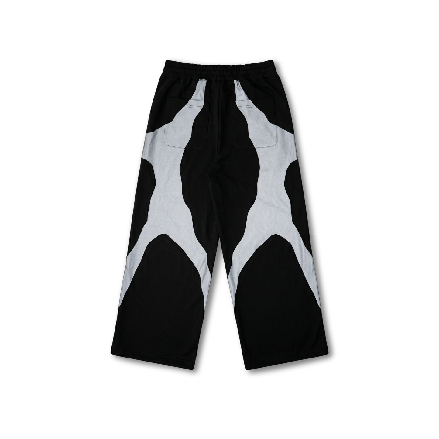 FLEXER8 x Cracked Club NIF Sweatpants - BLACK