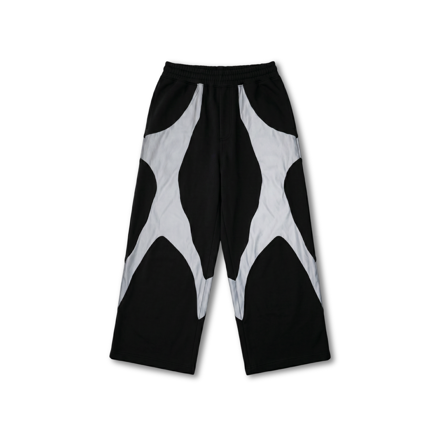FLEXER8 x Cracked Club NIF Sweatpants - BLACK