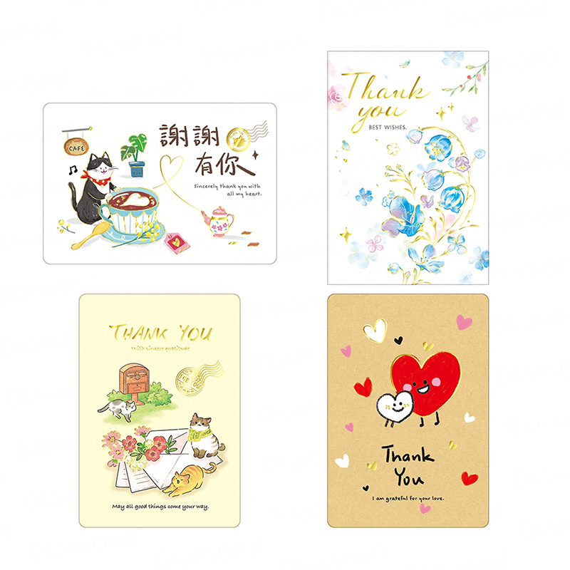 四季紙品 25K謝卡 6入組【TK2504】
