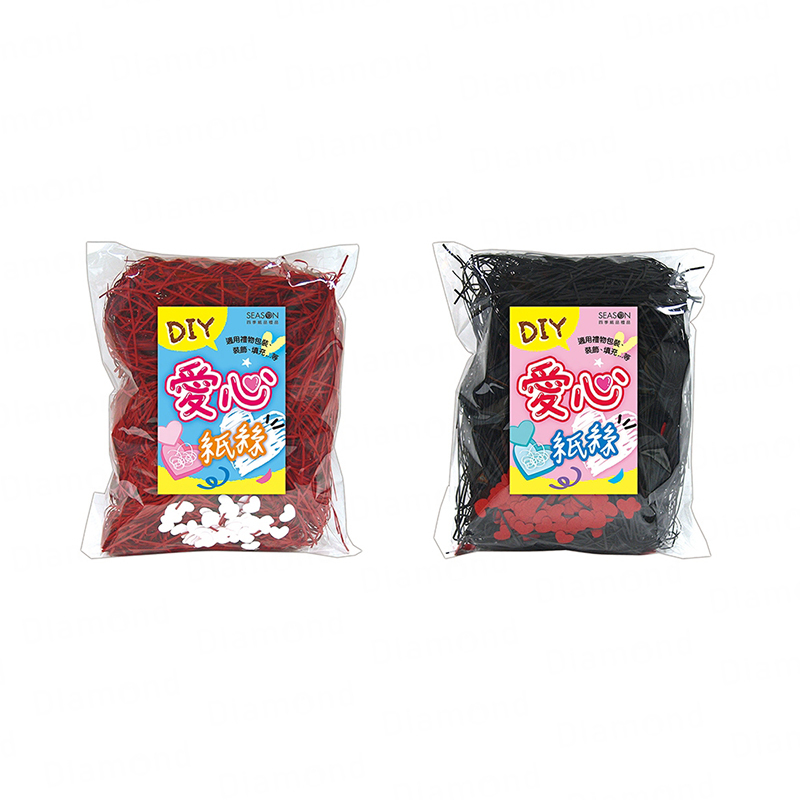 四季紙品 愛心紙絲(大)【DIY218】