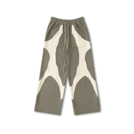 FLEXER8 x Cracked Club NIF Sweatpants - GREEN
