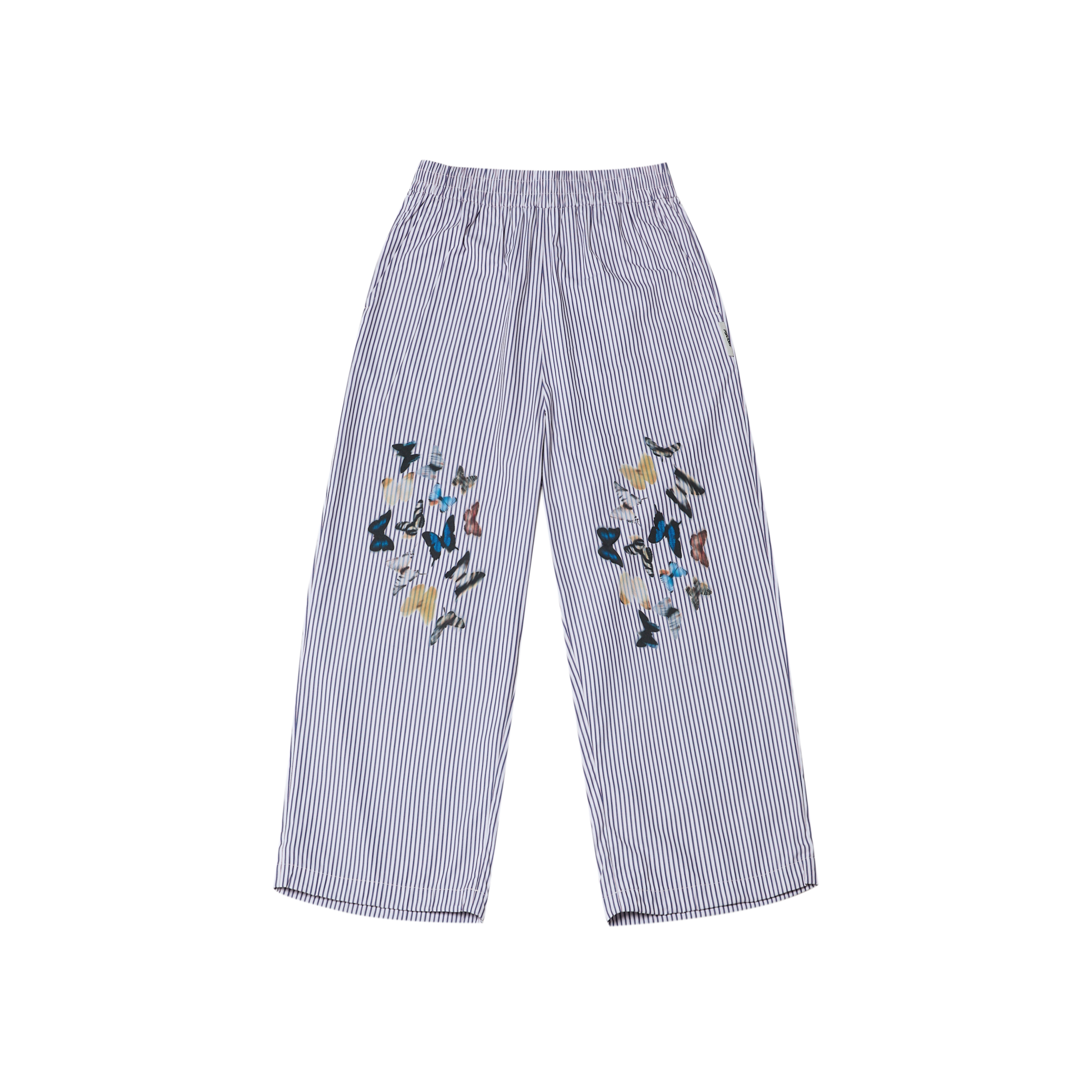 PSN/OWN 蝴蝶印花 寬鬆直筒條紋長褲 FANTASY TROUSERS P/O-SS26-4012
