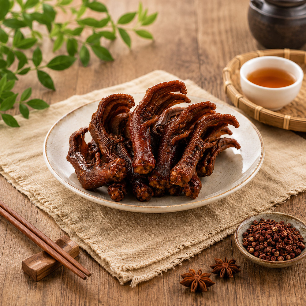 【波霸櫻桃鴨 】秘製醬香鴨掌｜醬香入味｜膠質豐潤｜軟嫩入味