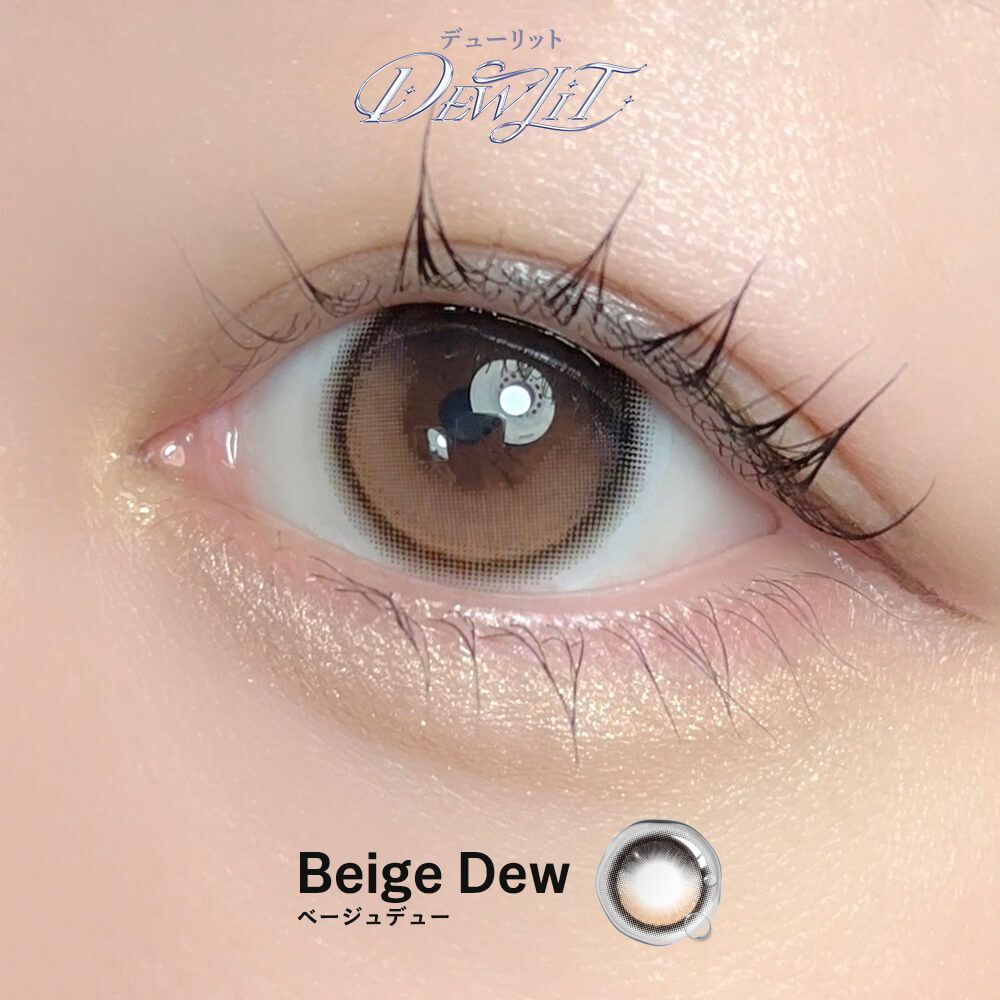 (散光) Dewlit 1 Day (Beige Dew) (10P)