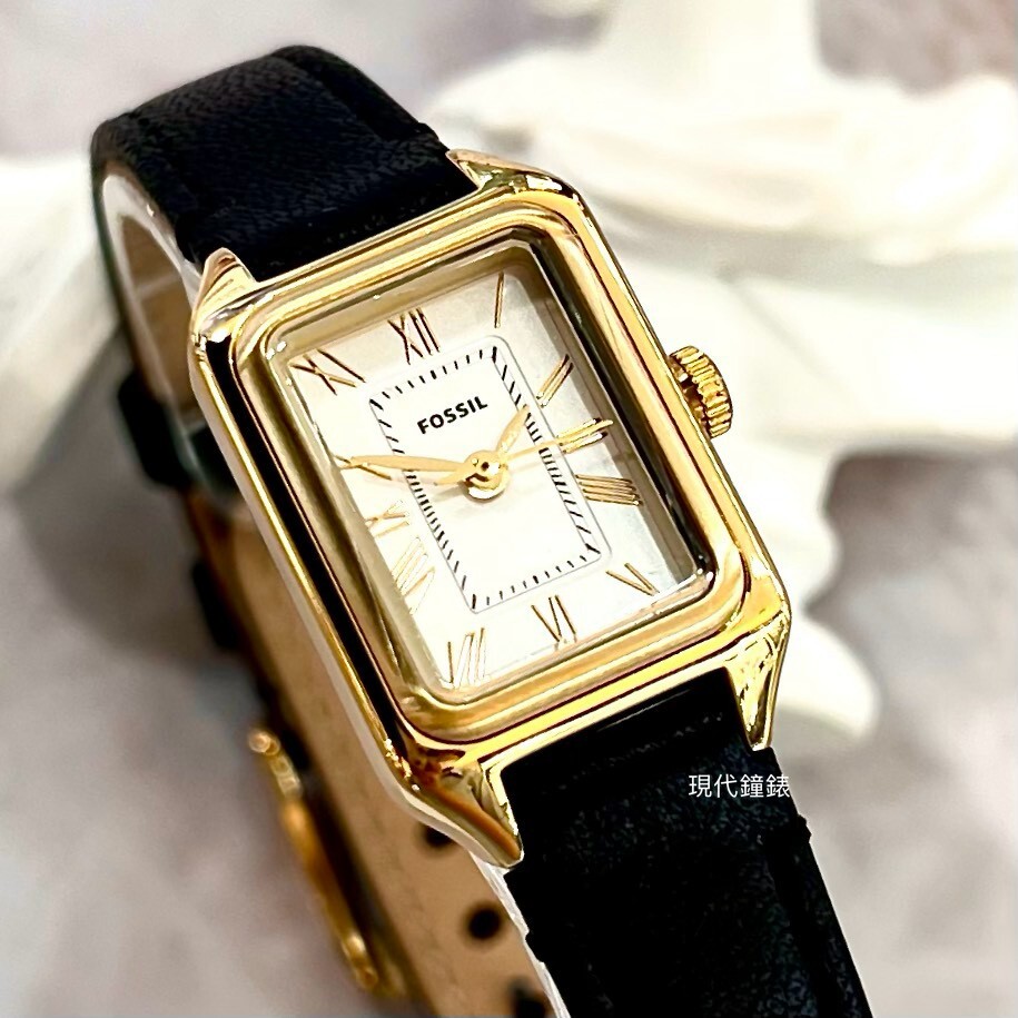 【Fossil】Raquel復古年華風ES5470 18mm 現代鐘錶
