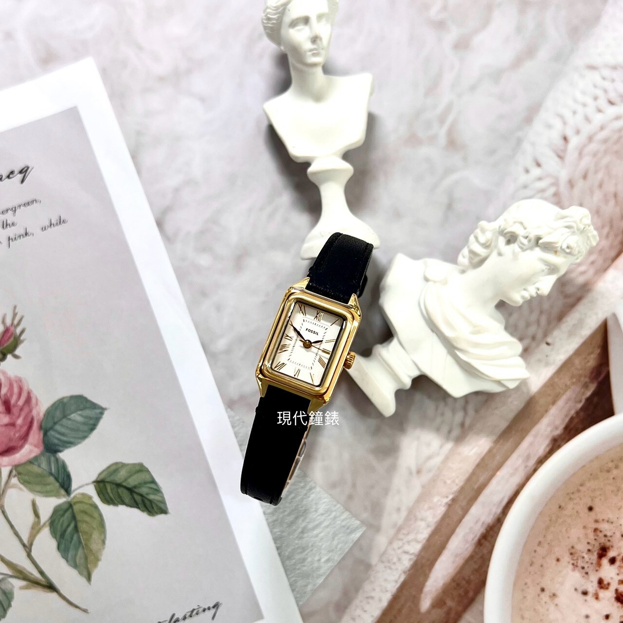 【Fossil】Raquel復古年華風ES5470 18mm 現代鐘錶