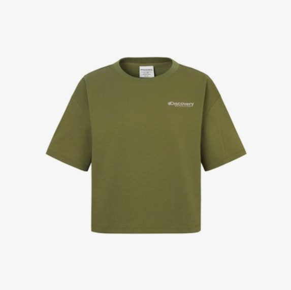 A53 Discovery Expedition 女裝短版印花短袖 T-Shirt - 綠色｜DWRS93053-OLD