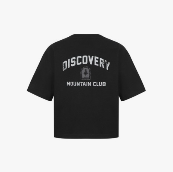 A54 Discovery Expedition 女裝短版印花短袖 T-Shirt - 黑色｜DWRS93053-BKS