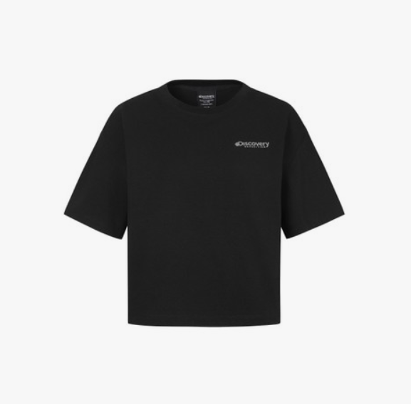 A54 Discovery Expedition 女裝短版印花短袖 T-Shirt - 黑色｜DWRS93053-BKS