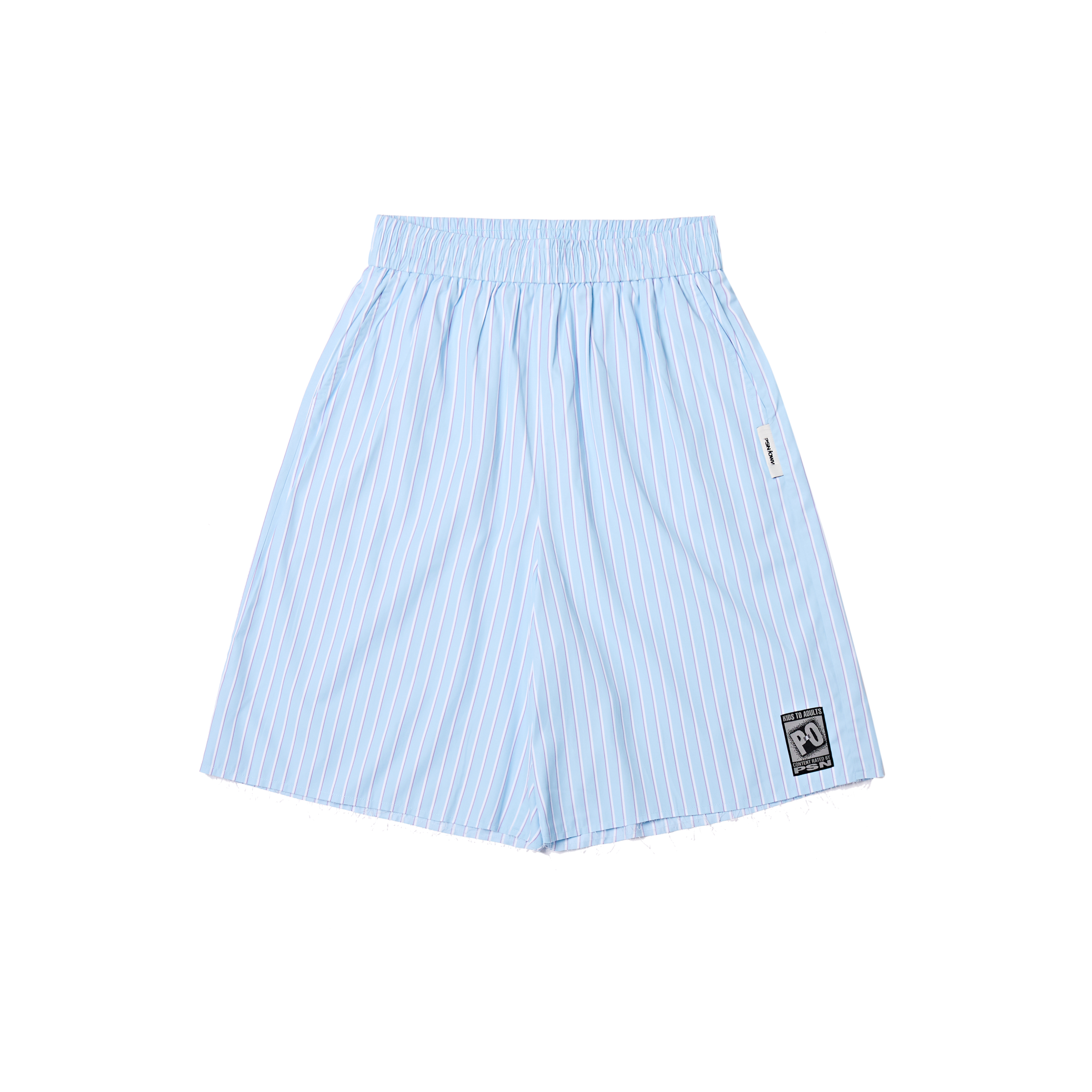 PSN/OWN 微破壞不收邊 寬鬆線條短褲 PJ SHORTS P/O-SS26-4018
