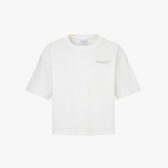A56 Discovery Expedition 女裝短版印花短袖 T-Shirt - 白色｜DWRS93053-WHS