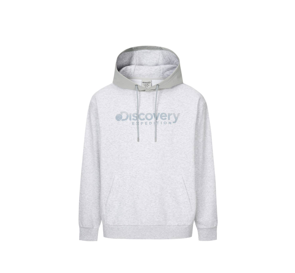 A57 Discovery Expedition 男女同款連帽衛衣 Logographic Hoodie - 灰色｜DXHD21054-MGL