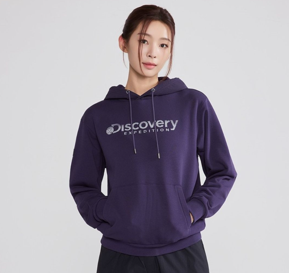 A59 Discovery Expedition 男女同款連帽衛衣 Logographic Hoodie - 紫色｜DXHD21054-PPD