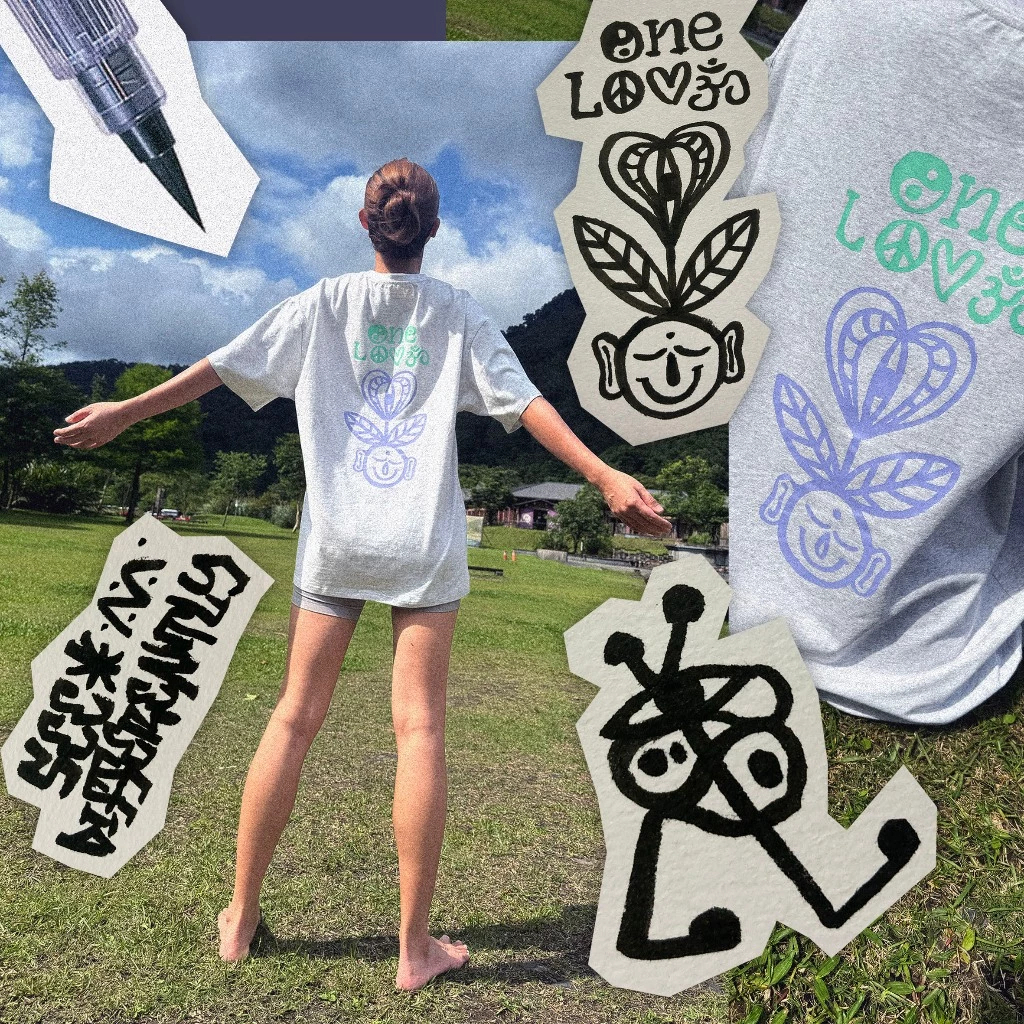 SIGHT Clothing｜One Love Tee (Heather Grey)