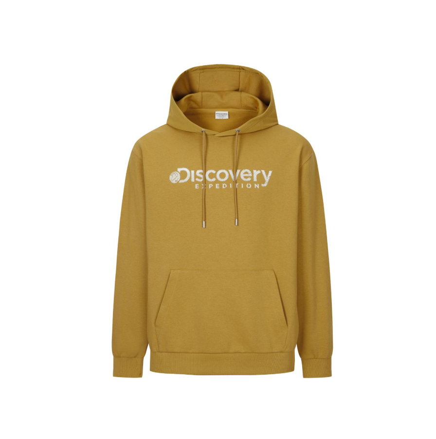 A60 Discovery Expedition 男女同款連帽衛衣 Logographic Hoodie - 黃色｜DXHD21054-MSD