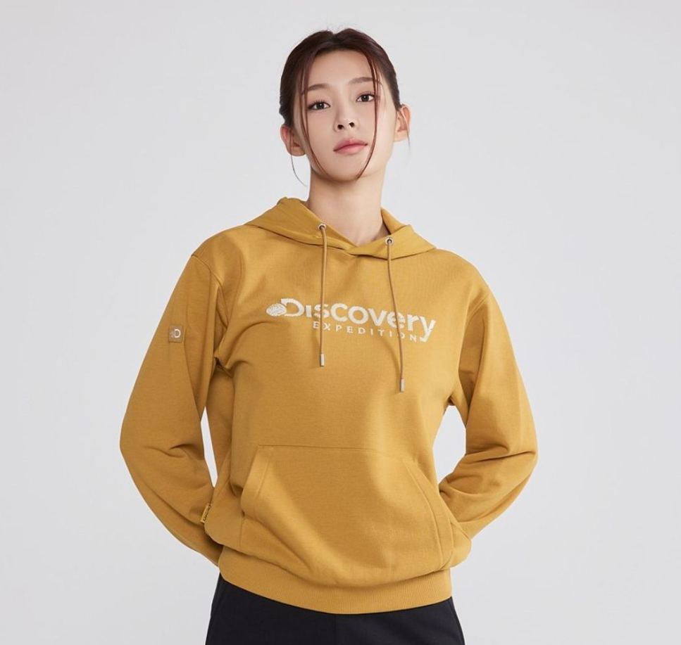 A60 Discovery Expedition 男女同款連帽衛衣 Logographic Hoodie - 黃色｜DXHD21054-MSD