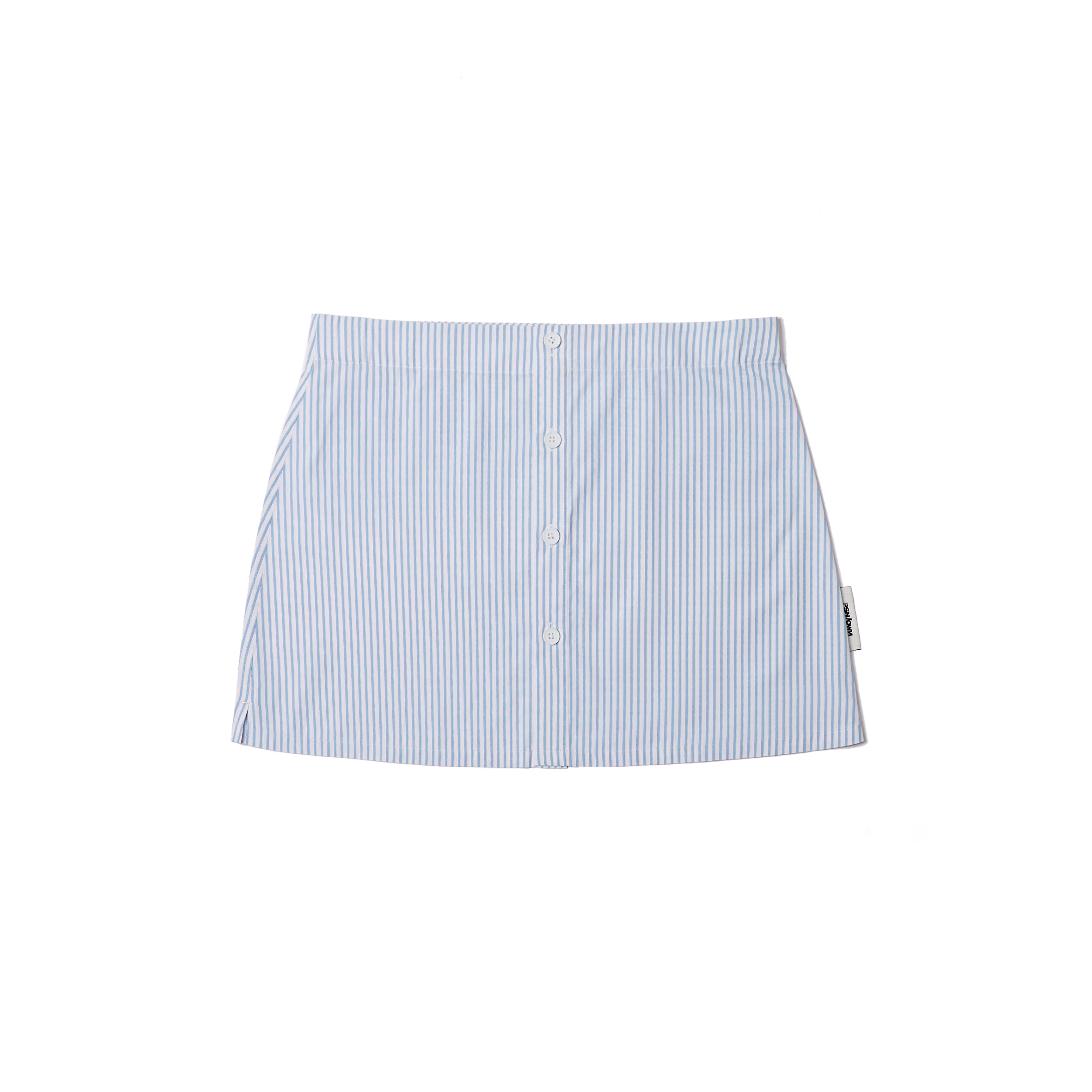 PSN/OWN 可調式鬆緊帶 休閒條紋短裙 PJ SKIRT P/O-SS26-9004A