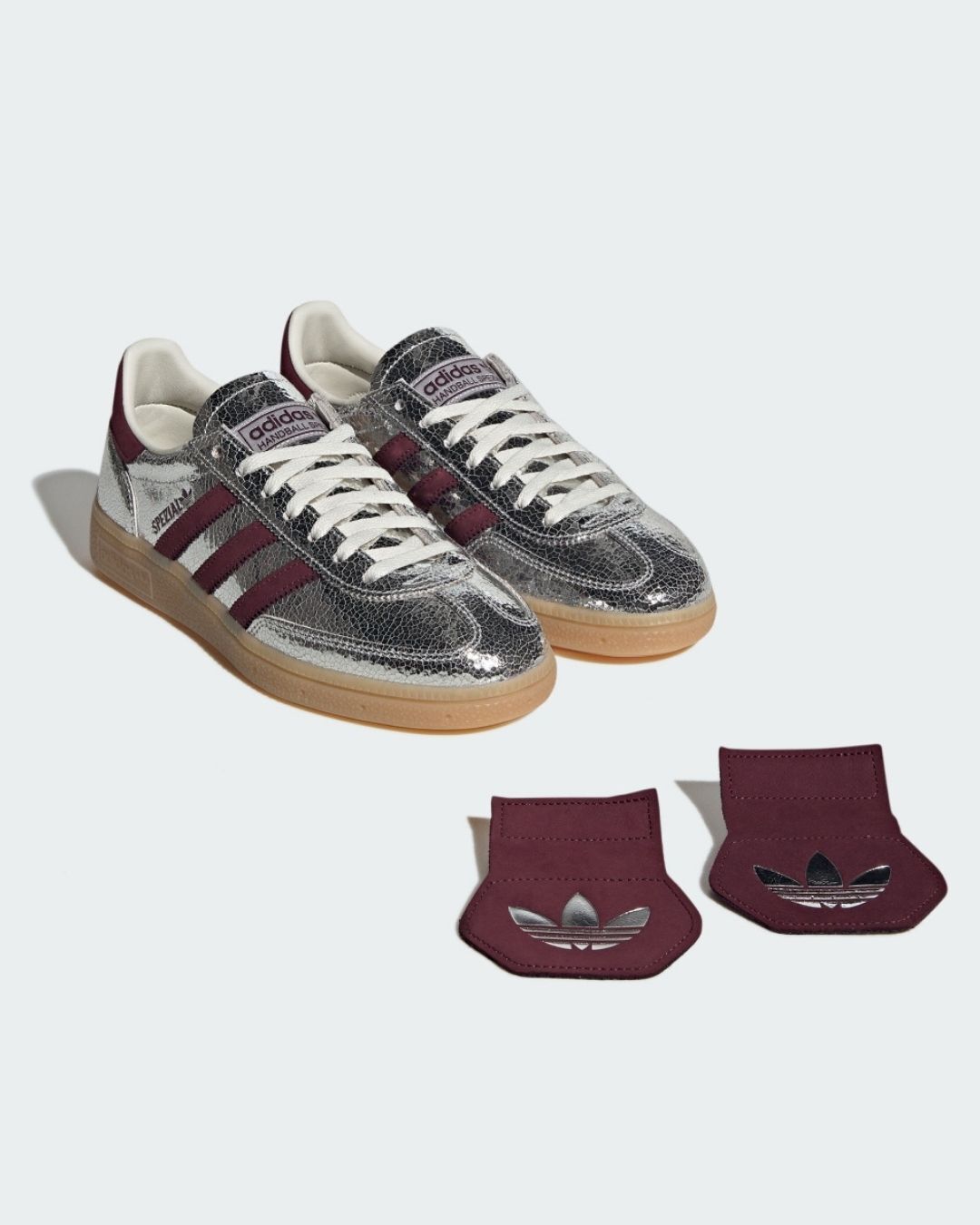【逢甲 FUZZY】W Adidas Handball Spezial 可拆鞋舌 銀紅 KK4447 銀白 KK4448