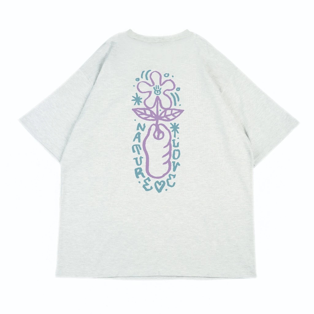 SIGHT Clothing｜Nature Love Tee (Heather Grey)