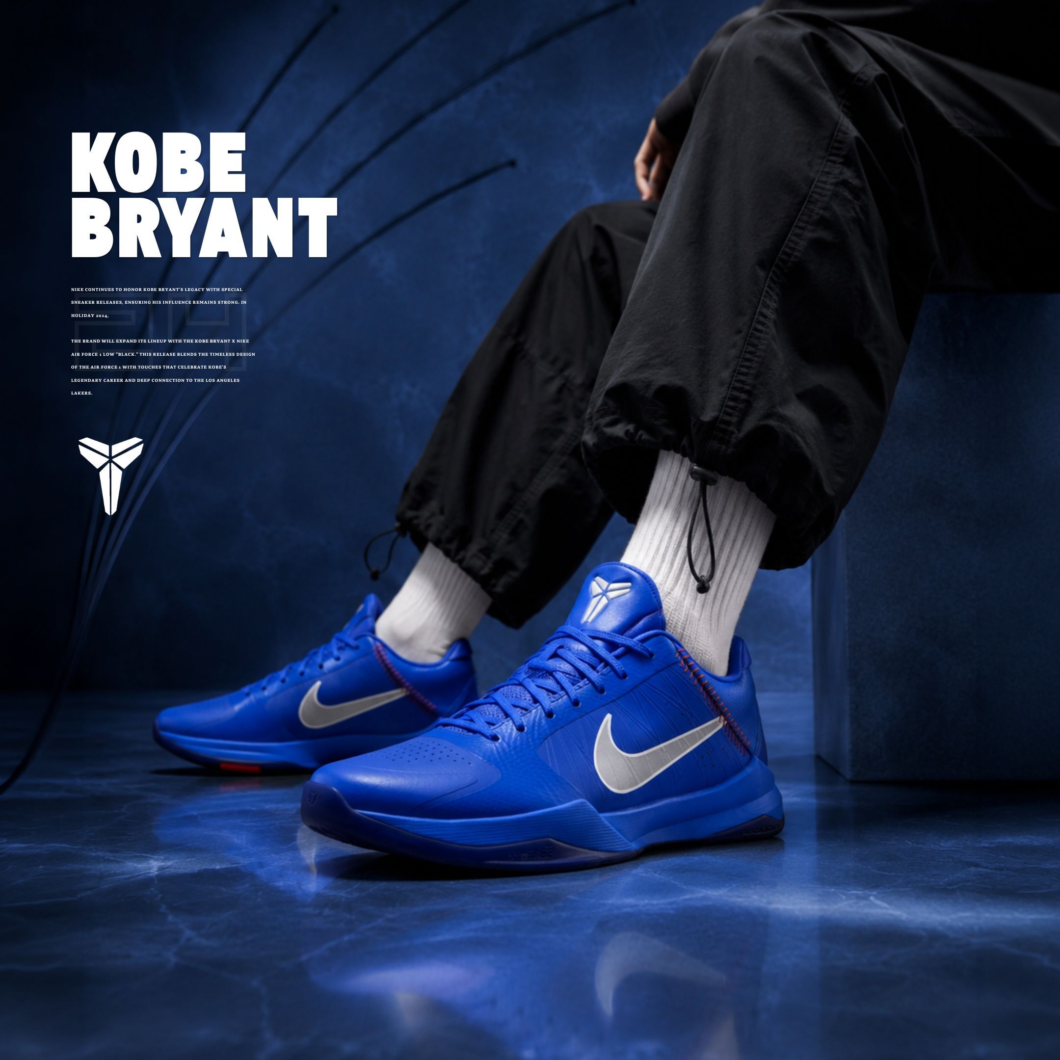 NICEDAY 代購 NIKE KOBE 5 Dodgers 科比 老大 道奇 皇家藍 藍色 籃球鞋 實戰鞋 IO6256-400