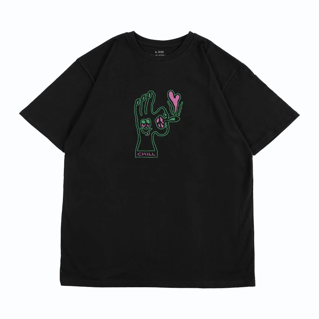 SIGHT Clothing｜Chill For Love & Peace Tee (Black)