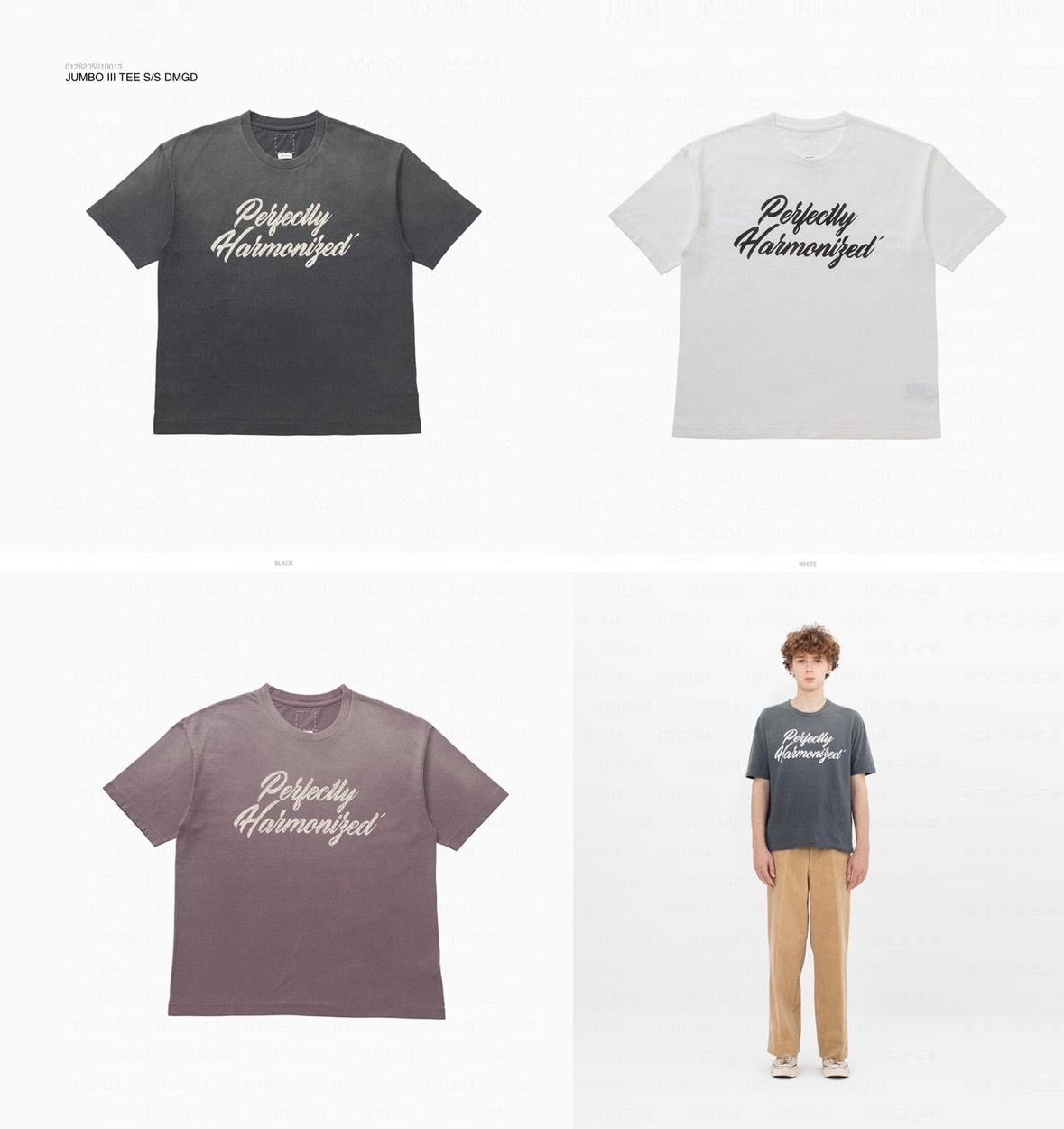 VISVIM 2026 A/W JUMBO III TEE S/S DMGD - PRE ORDER ITEM (預訂中)