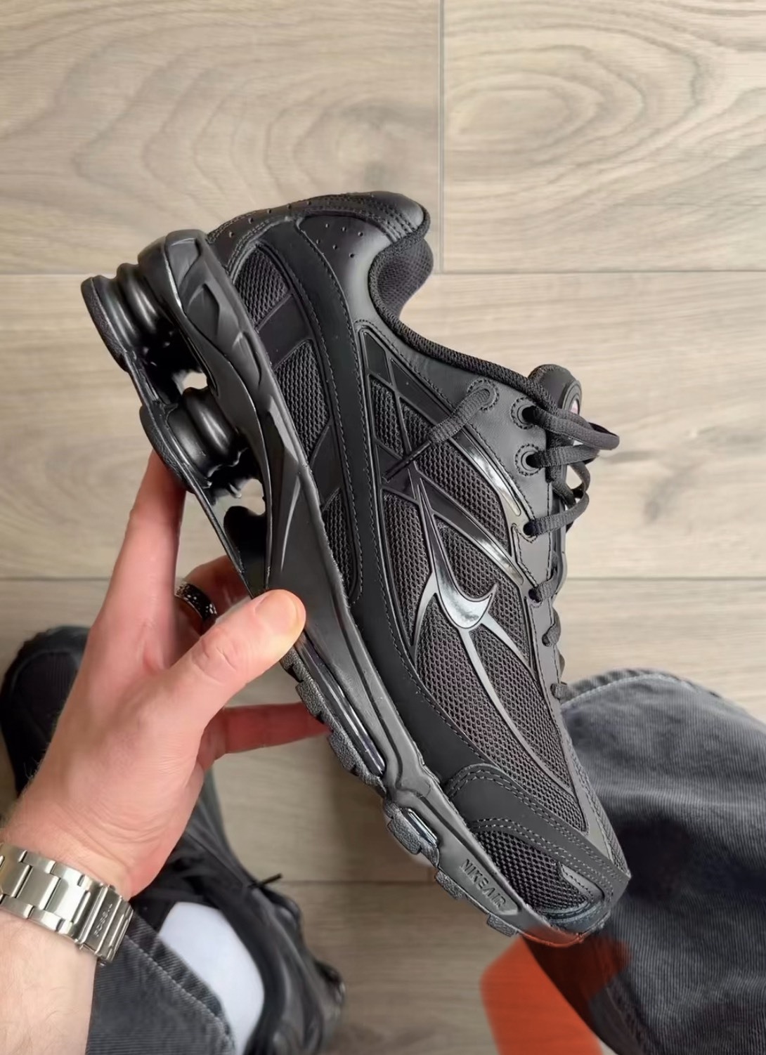 【APAIR】預購 NIKE SHOX ride 2  全黑 supreme平替款 彈簧鞋 IO4296-002