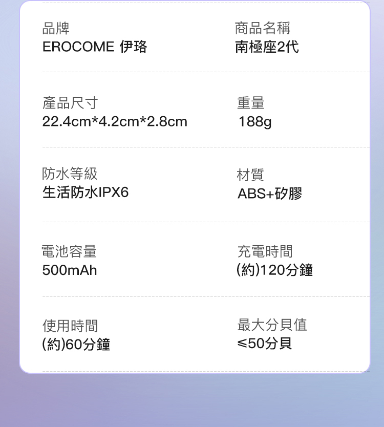 香港 EROCOME,EROCOME,EROCOME伊珞,伊珞,情趣用品,情趣玩具,AV棒,AV按摩棒,震動按摩棒,高潮按摩棒,陰蒂按摩棒,EROCOME OCTANS 2,EROCOME 南極座2代