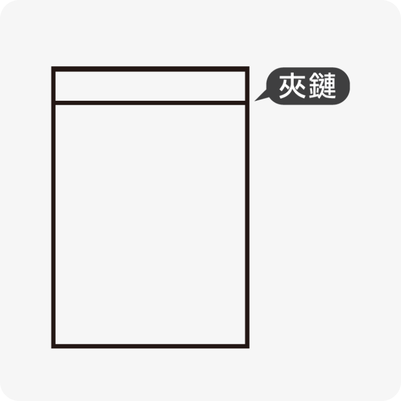 PP平面夾鏈袋袋型