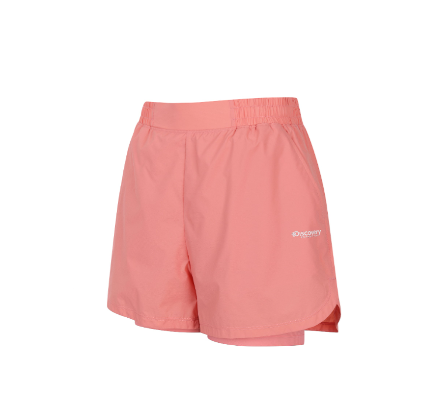A72 Discovery Expedition 女裝短褲 2IN1 Running Shorts - 珊瑚粉｜DWSPR2063-COD