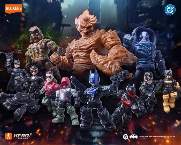 Blokees Figure – DC Defender Version 03 ARKHAM: CHAOS PROLOGUE（全套 12 款）