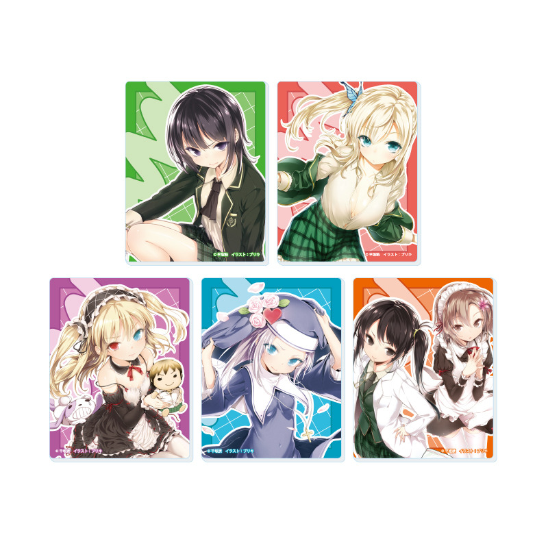 A3 "Haganai" Acrylic Card 01 Official Illustration (Box of 5)