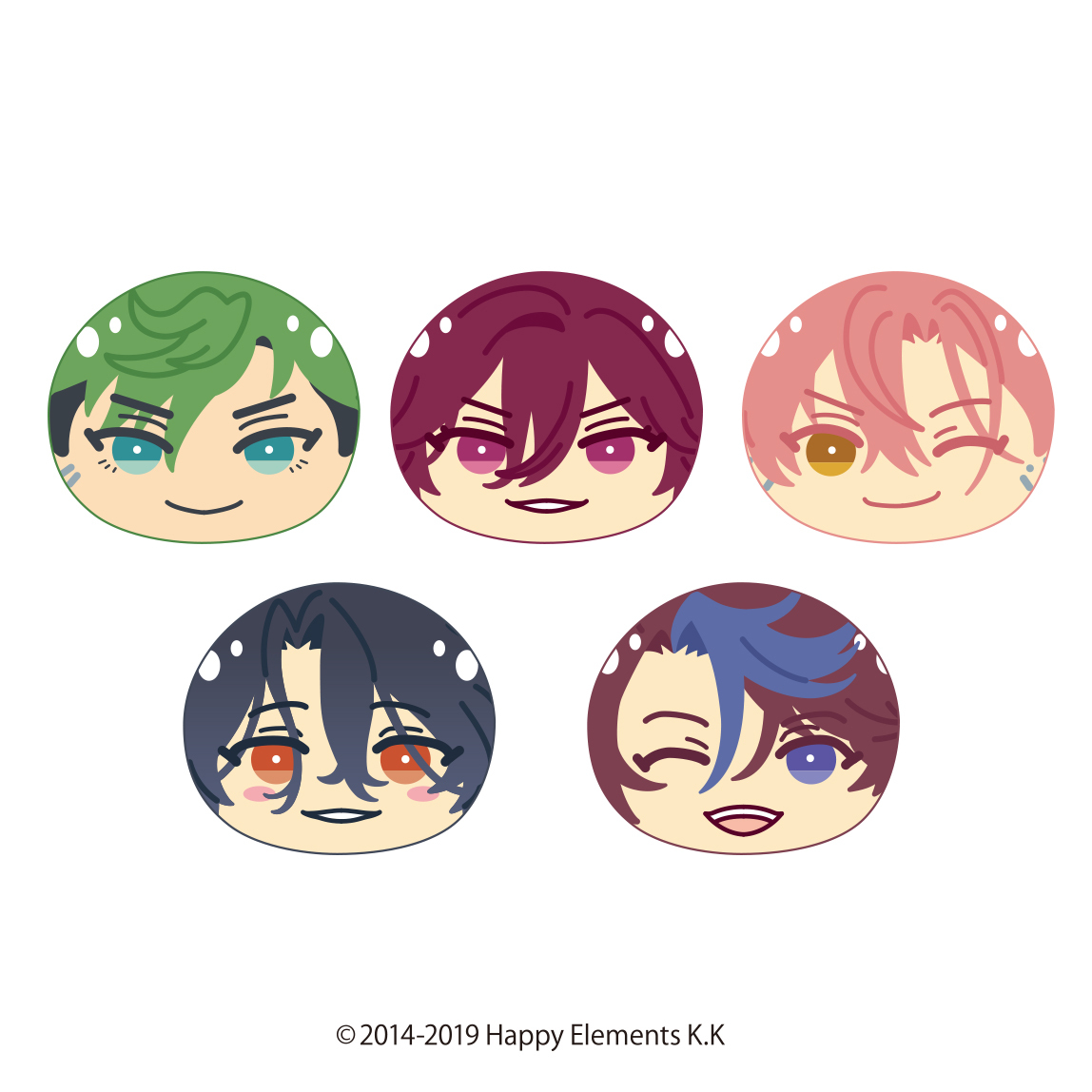 Ensky "Ensemble Stars!!" Omanjuu Nigi Nigi Mascot Next 2 H Box (Box of 5)
