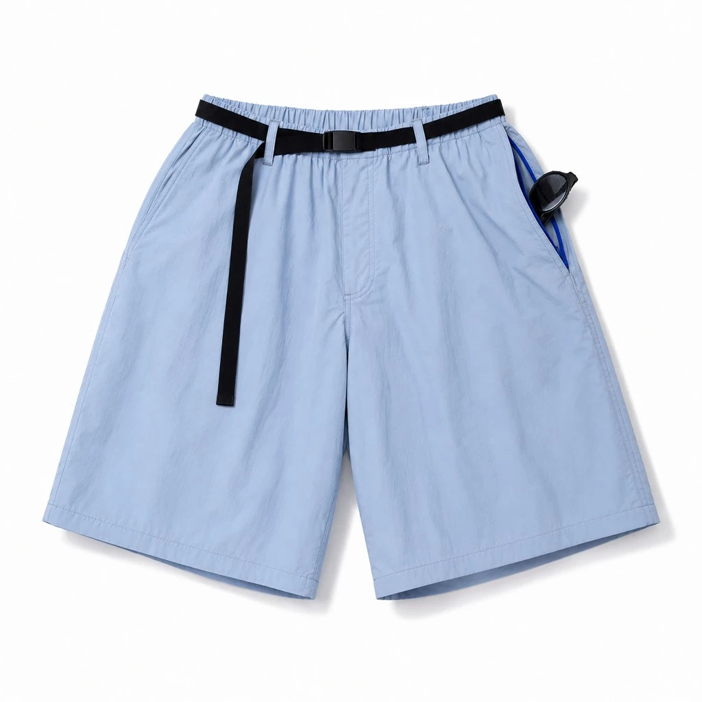 SIGHT Clothing｜Freedom Baggy Capri Short (Mineral Grey)
