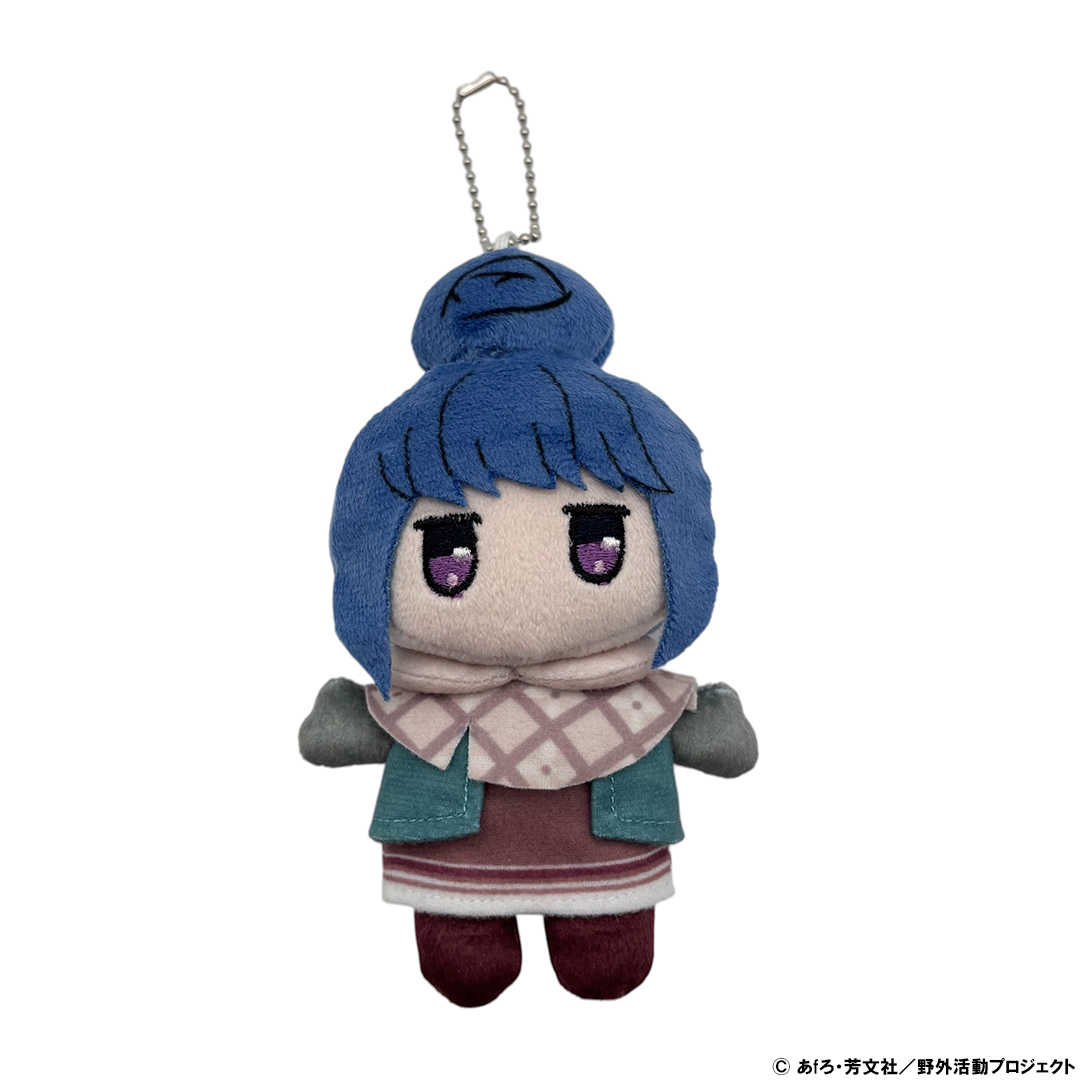 soup "Yuru Camp△ Season 3" Shima Rin Kigurumi Plush Ball Chain Mascot
