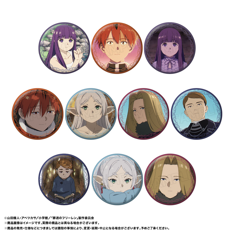 ANICRAFT "Frieren: Beyond Journey's End" Trading Button Badge Vol. 8 (Box of 10)