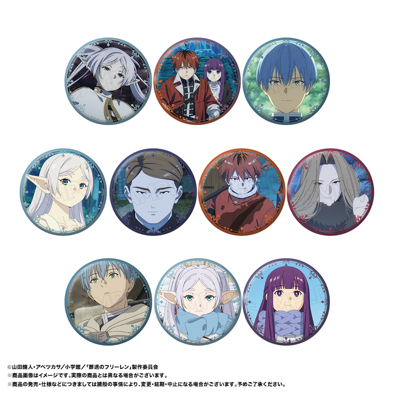ANICRAFT "Frieren: Beyond Journey's End" Trading Button Badge Vol. 10 (Box of 10)