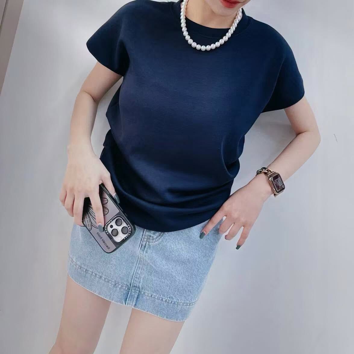 【一定要囤的涼感Q彈素棉tee】（現貨）