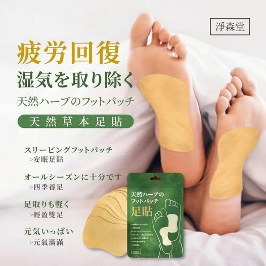 [D3668] [限量現貨] 台灣淨森堂天然草本足貼 10入 (1套2包)