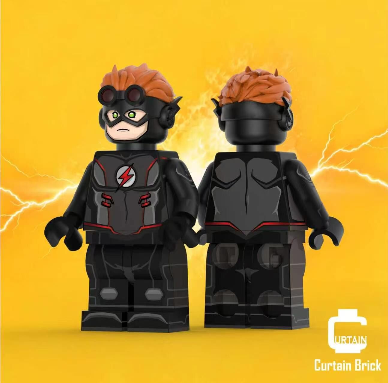 【Preorder】【Curtain】Kid Flash (Black battle suit)